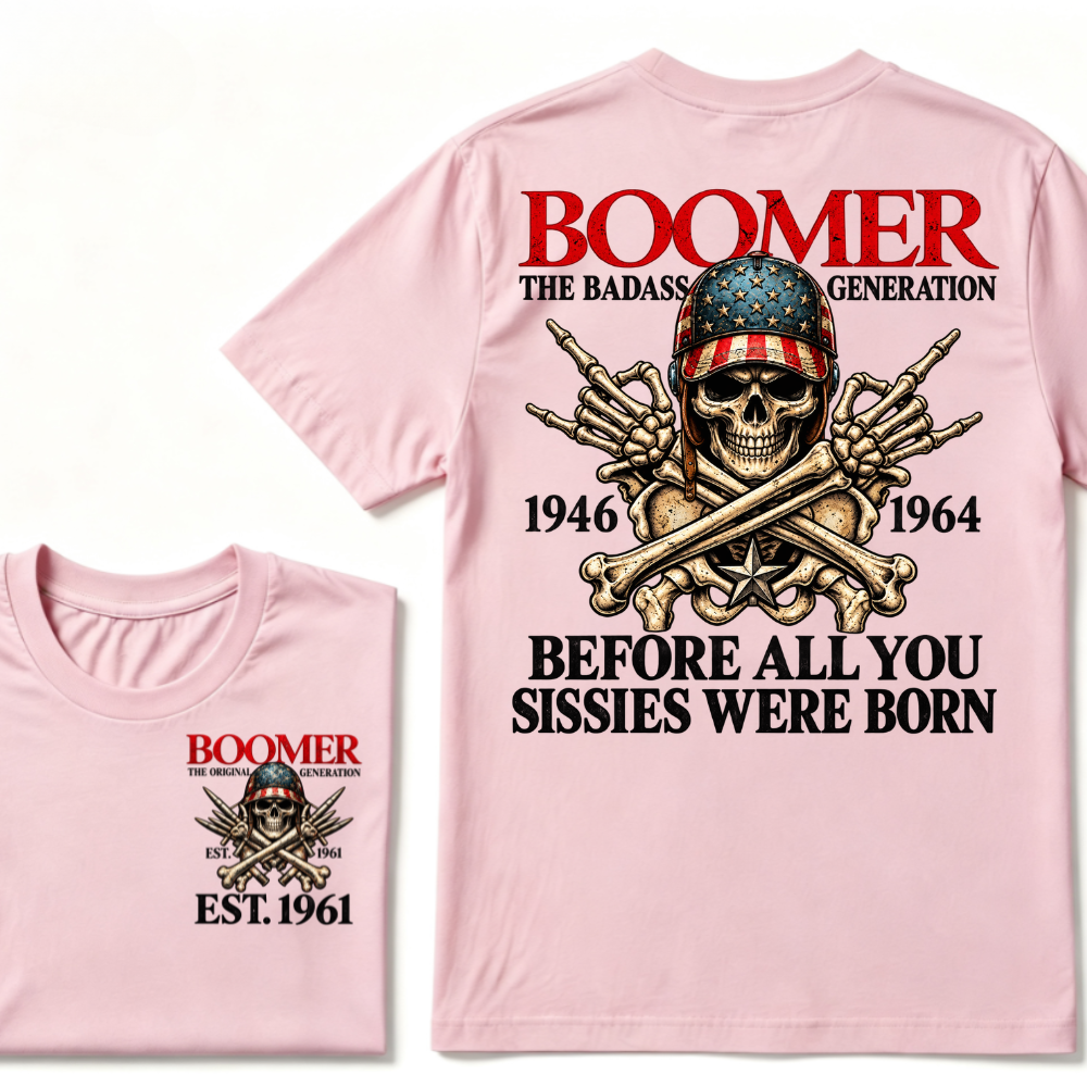 BOOMER Legend Series - Hardcore to the Bone | A Tribute to the Badass Generation T-shirt