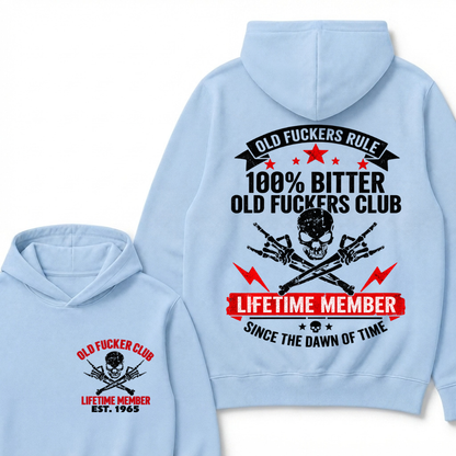 Custom Year Old Fuckers Club Lifetime Member Apparel Hoodie