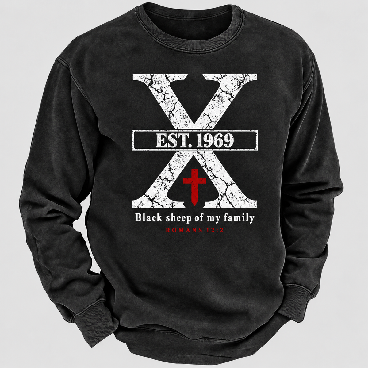 Custom GEN X Year Black Sheep Of My Family Sweatshirt