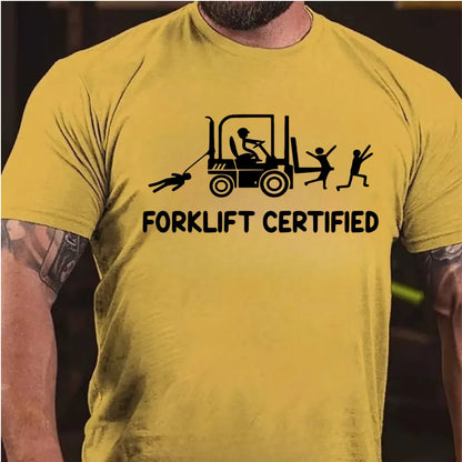 Forklift Certified Funny Warehouse Worker T-Shirt