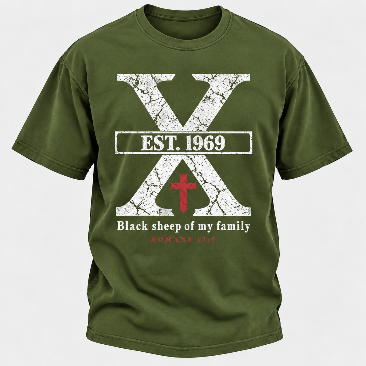Custom GEN X Year Black Sheep Of My Family T-Shirts