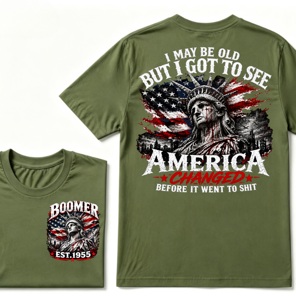 🦅 Custom Year "I MAY BE OLD BUT I GOT TO SEE AMERICA" Full Collection T-Shirts