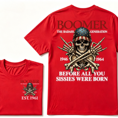 BOOMER Legend Series - Hardcore to the Bone | A Tribute to the Badass Generation T-shirt