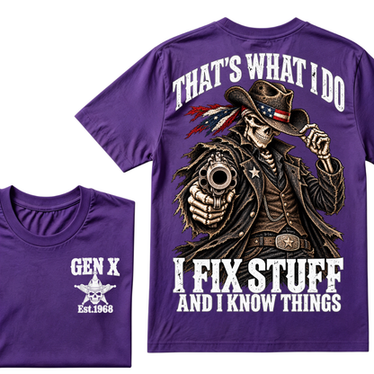 That’s What I Do I Fix Stuff And I Know Thing Est. Year T-Shirt