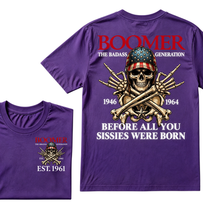 BOOMER Legend Series - Hardcore to the Bone | A Tribute to the Badass Generation T-shirt