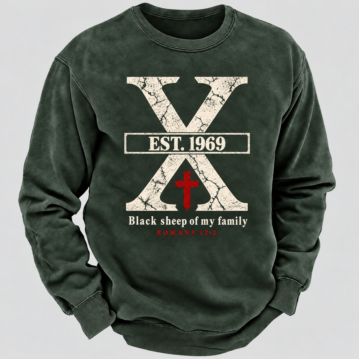 Custom GEN X Year Black Sheep Of My Family Sweatshirt