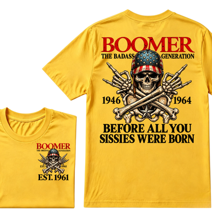 BOOMER Legend Series - Hardcore to the Bone | A Tribute to the Badass Generation T-shirt