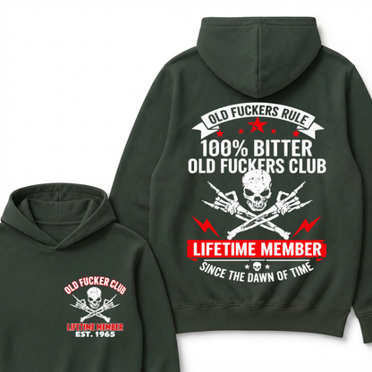 Custom Year Old Fuckers Club Lifetime Member Apparel Hoodie