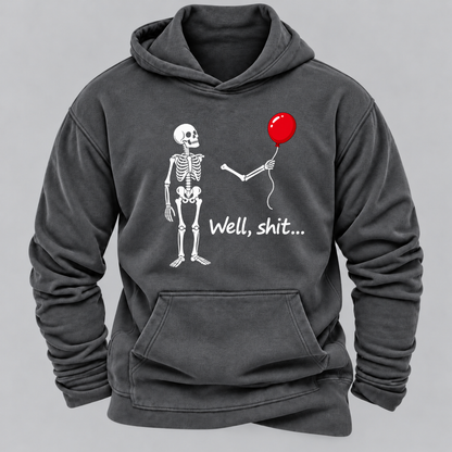Well, Shit... Halloween Funny Graphic Hoodie