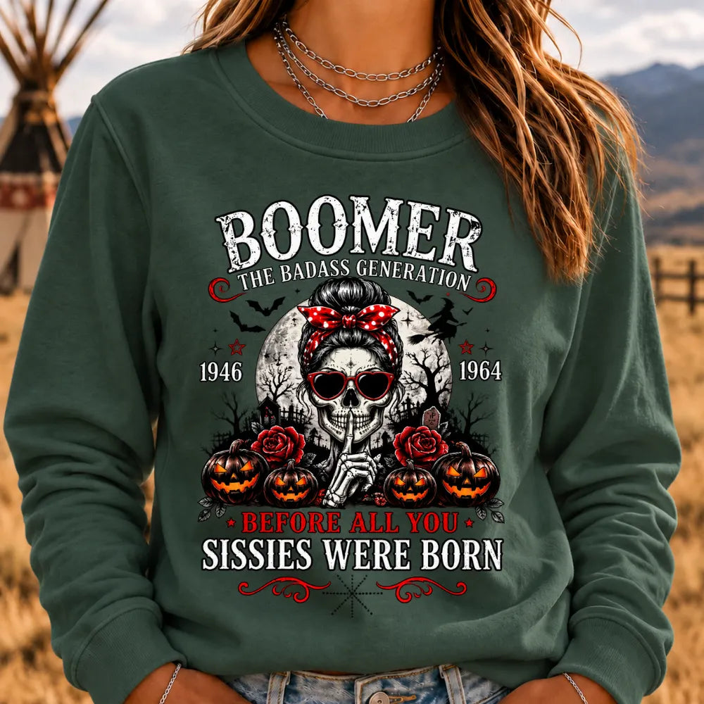 Boomer The Badass Generation Before All You Sissies Were Born Sweatshirts