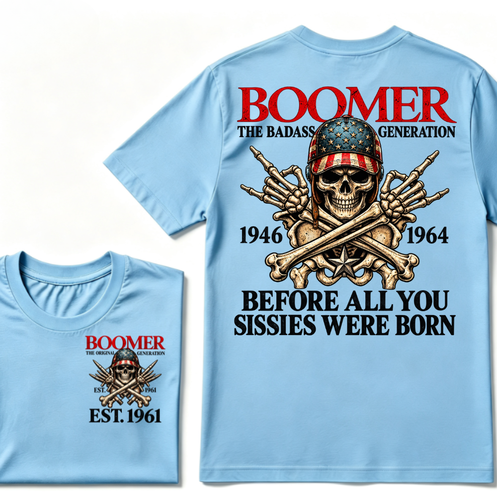 BOOMER Legend Series - Hardcore to the Bone | A Tribute to the Badass Generation T-shirt