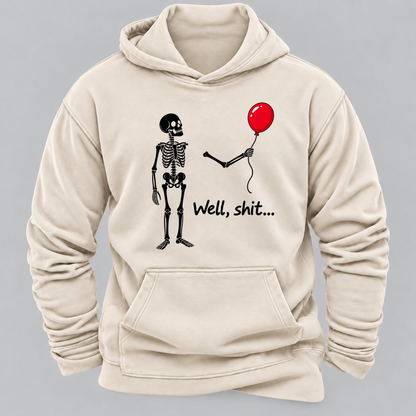 Well, Shit... Halloween Funny Graphic Hoodie
