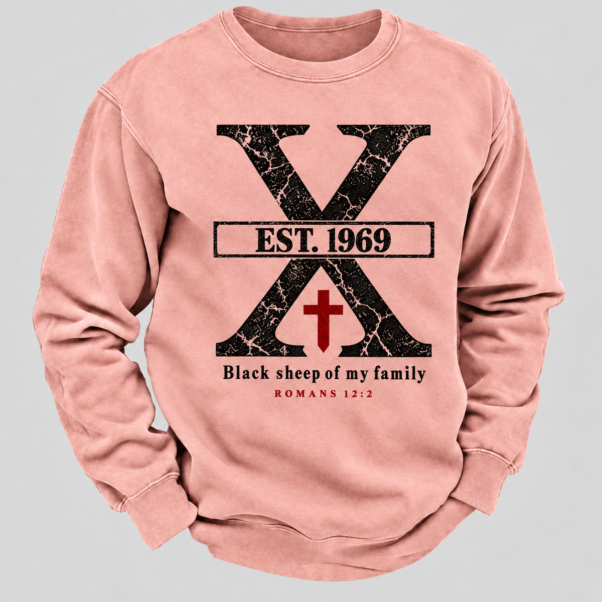 Custom GEN X Year Black Sheep Of My Family Sweatshirt