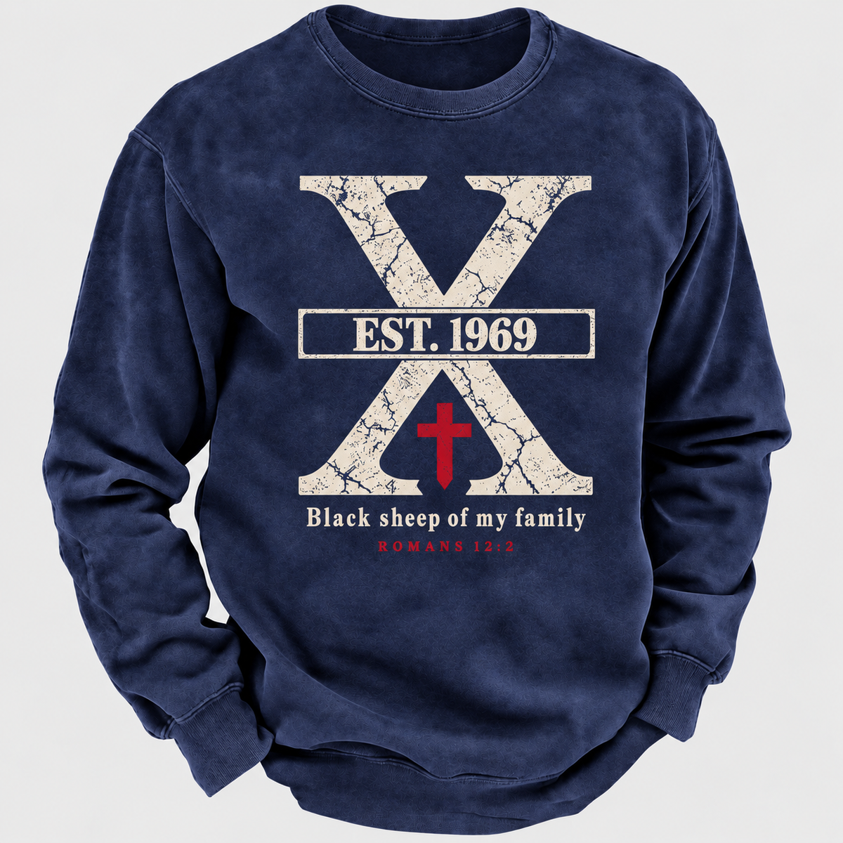 Custom GEN X Year Black Sheep Of My Family Sweatshirt