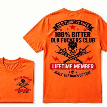 Custom Year Old Fuckers Club Lifetime Member Apparel T-shirts