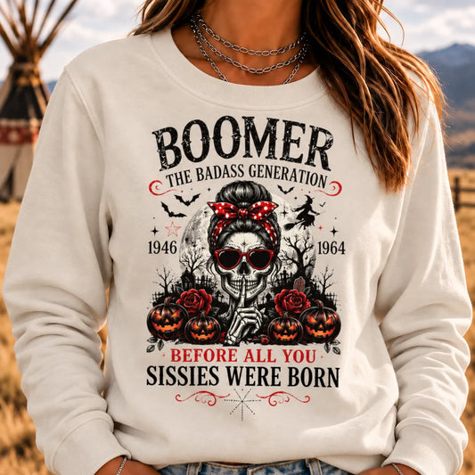 Boomer The Badass Generation Before All You Sissies Were Born Sweatshirts