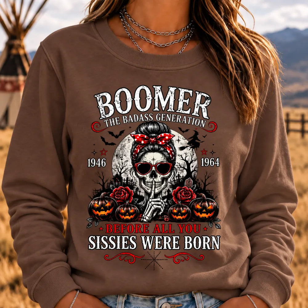 Boomer The Badass Generation Before All You Sissies Were Born Sweatshirts