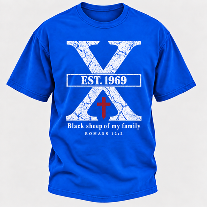 Custom GEN X Year Black Sheep Of My Family T-Shirts